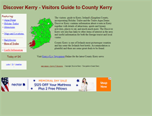 Tablet Screenshot of discoverkerry.com